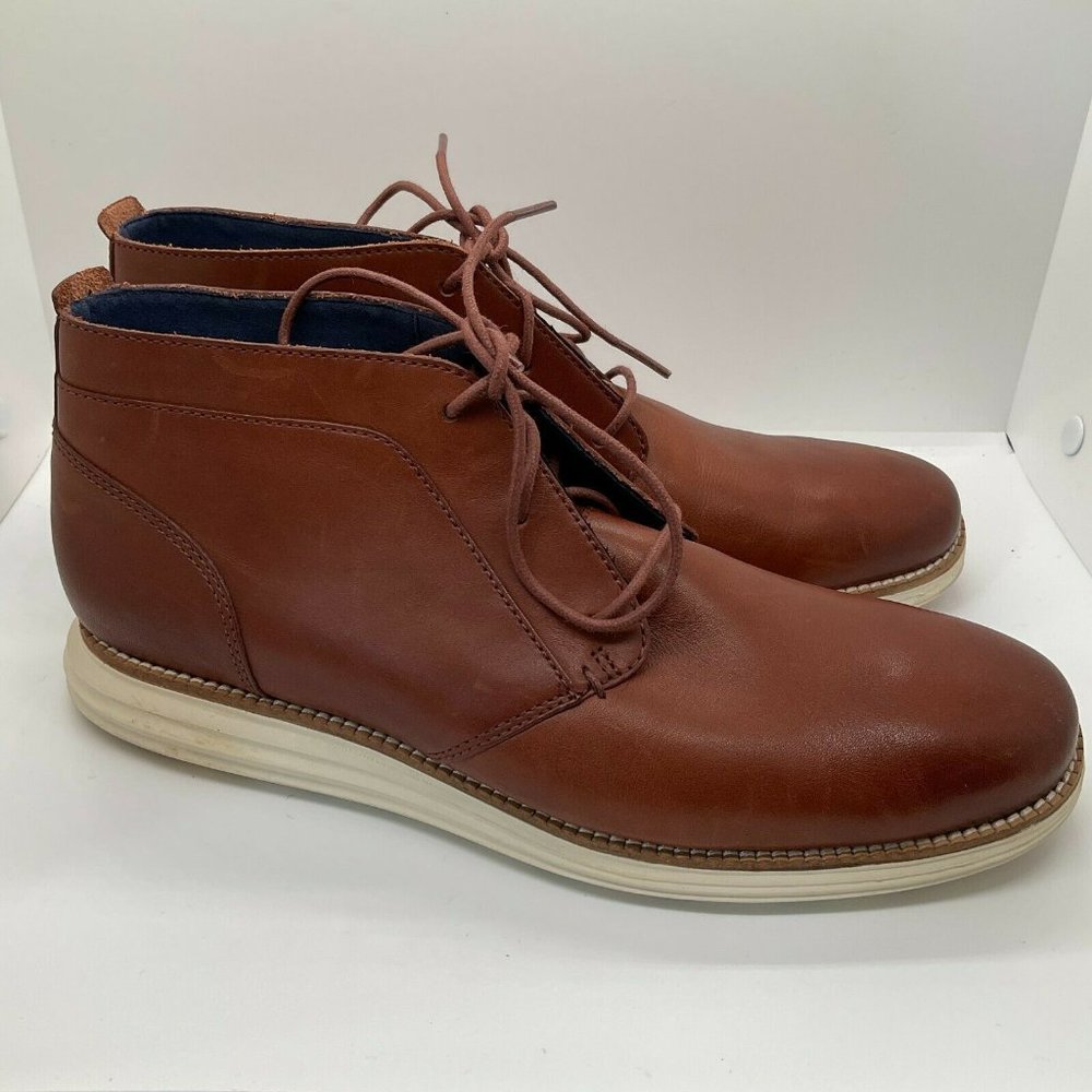 Cole Haan Mens Brown C28213 Lace Up Shoes Sz US 9M